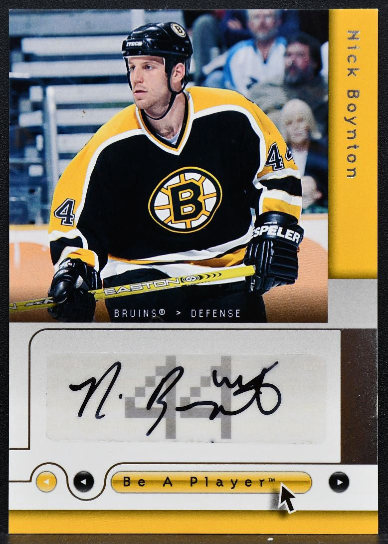 2005-06 Upper Deck Be a Player Signatures Nick Boynton NB Auto 4969