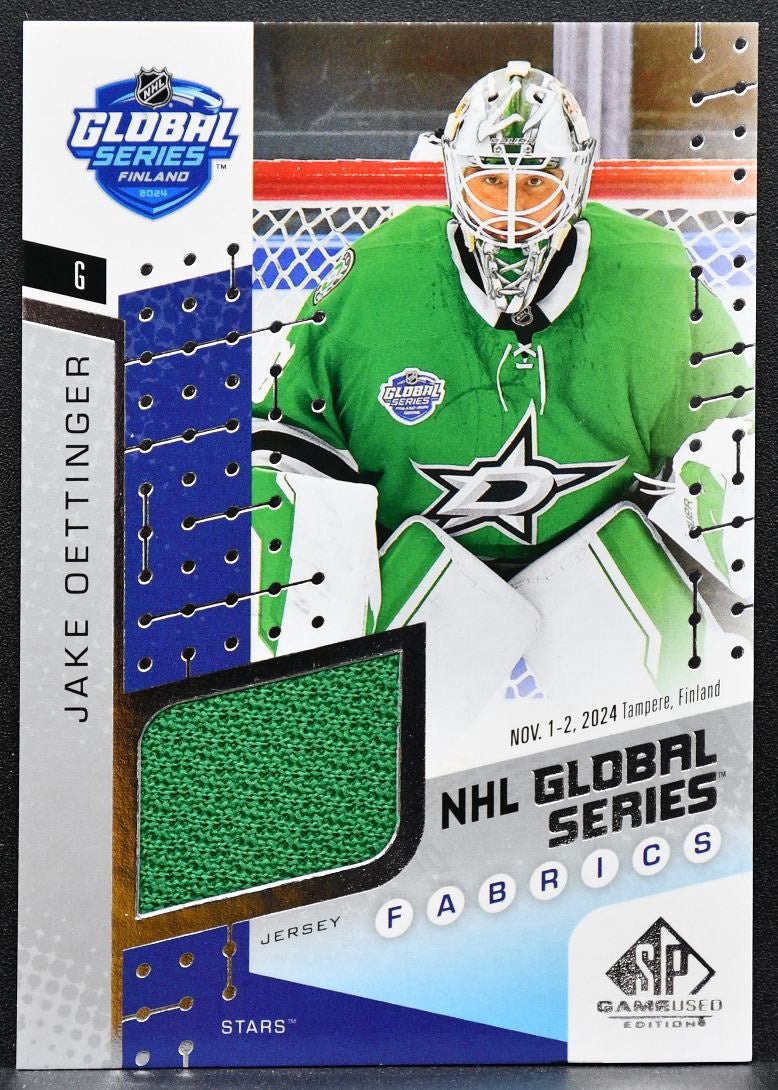 2025-26 SPGU Global Series Stars vs. Panthers Fabrics Oettinger Jersey 6804