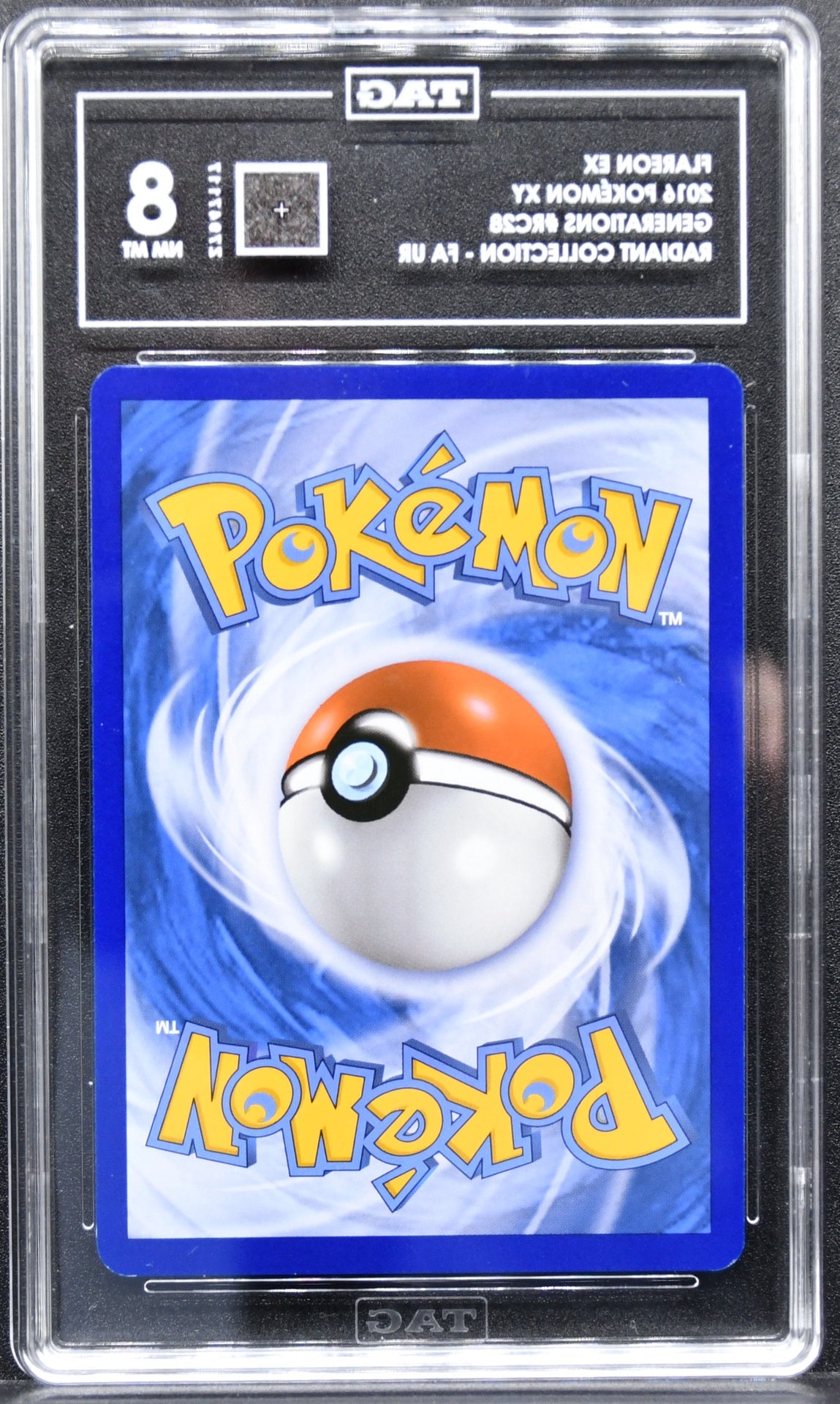 Pokémon Generations: Radiant Collection Flareon EX Full Art RC28 Holofoil TAG 8