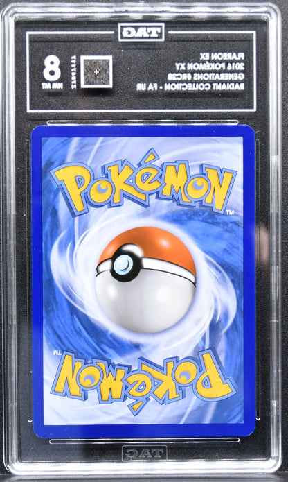 Pokémon Generations: Radiant Collection Flareon EX Full Art RC28 Holofoil TAG 8