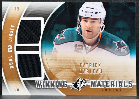 2011-12 SPx Winning Materials Patrick Marleau WM-PM San Jose Sharks Jersey 3650