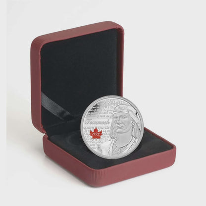 2012 $4 Heroes of 1812 - Tecumseh - 0.25 oz Silver Coin