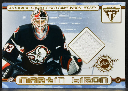 2001-02 Pacific Private Stock Titanium Double-Sided Biron/Satan Jersey 6678