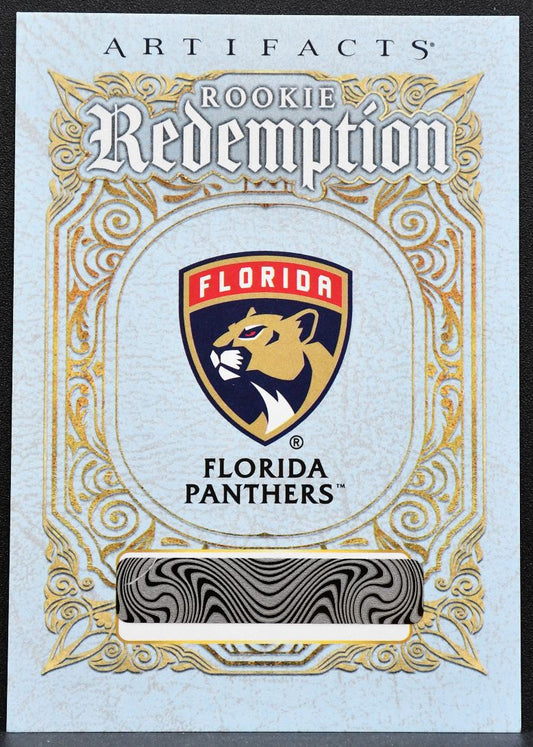 2025-26 UD Artifacts Rookie Redemptions Florida Panthers Panthers RC 1273