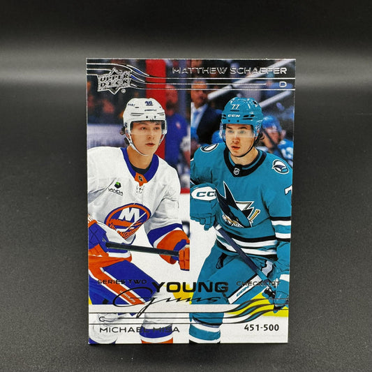 2025-26 UD Series 2 Young Guns Checklist Matthew Schaefer - Michael Misa 500 RC