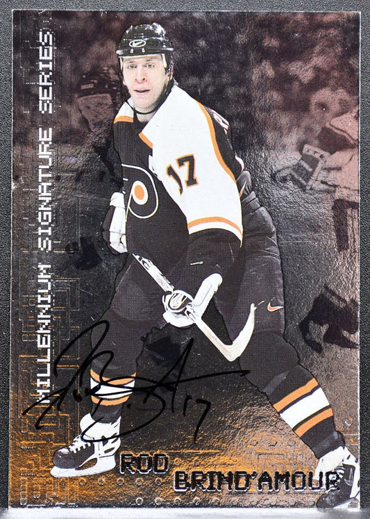 1999-100 In The Game Millennium Signature Series Rod Brind'Amour Auto 7743