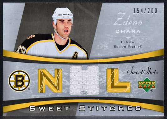 2006-07 Upper Deck Sweet Shot Stitches Zdeno Chara SS-ZC 154/200 Jersey 8524