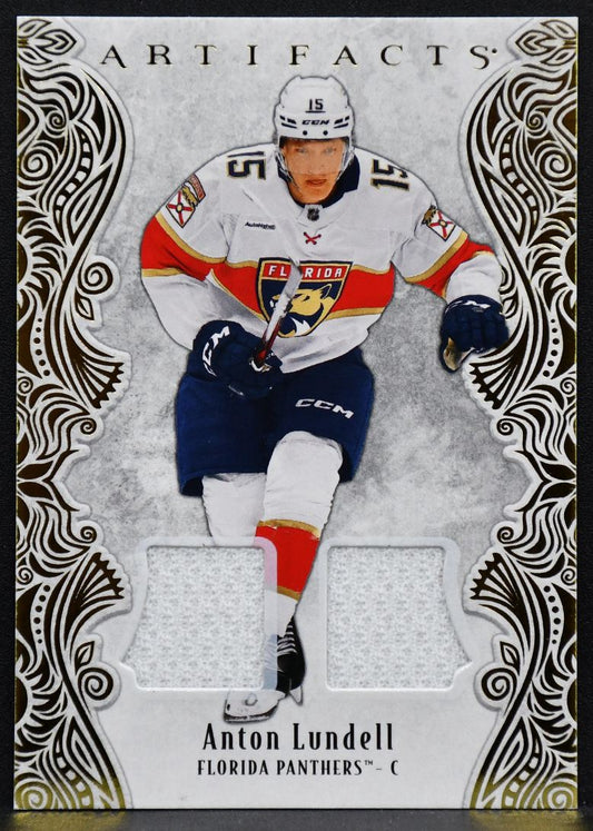 2025-26 UD Artifacts Anton Lundell 71 Florida Panthers 063/299 Jersey