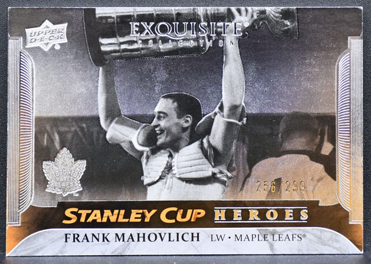 25-26 UD Black Diamond Collection Stanley Cup Heroes Mahovlich Maple Leafs /299 8878