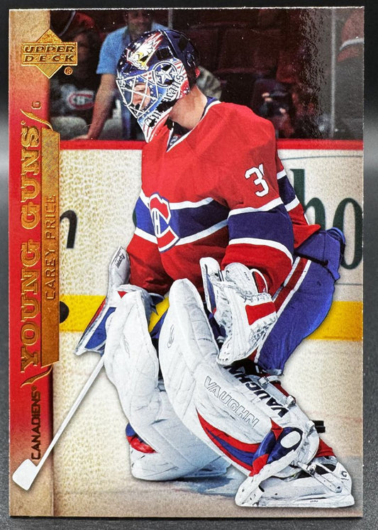 2007-08 UD Young Guns Carey Price 227 Montreal Canadiens RC