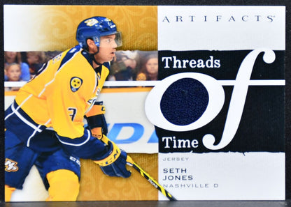 2021-22 Upper Deck Artifacts Threads of Time Seth Jones Predators Jersey 5405