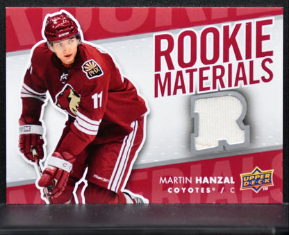 2007-08 UD Series 2 Rookie Materials Martin Hanzal RC Jersey 1588