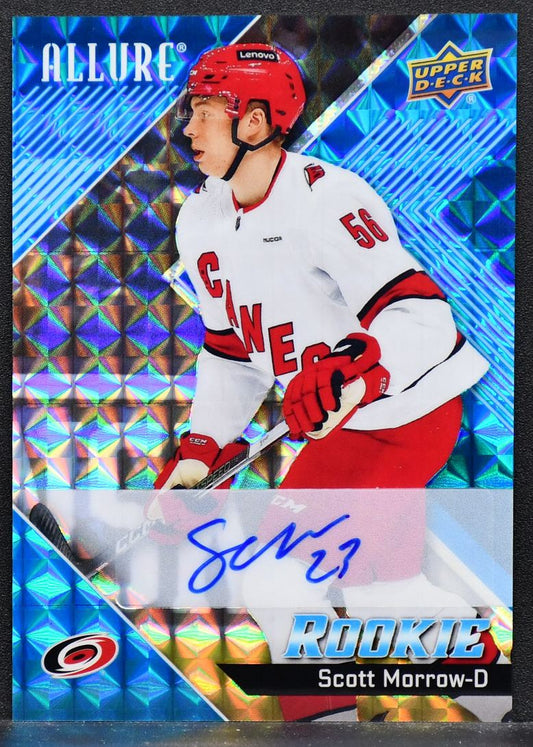 2024-25 UD Allure Blue Line Auto Scott Morrow 146  RC Auto 33/35