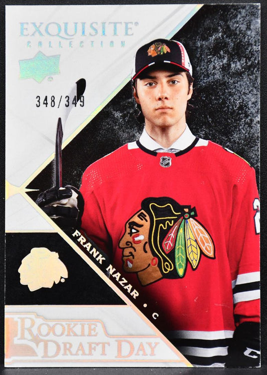 2024-25 UD Black Diamond Exquisite Collection Rookie Draft Day Nazar RC 2170