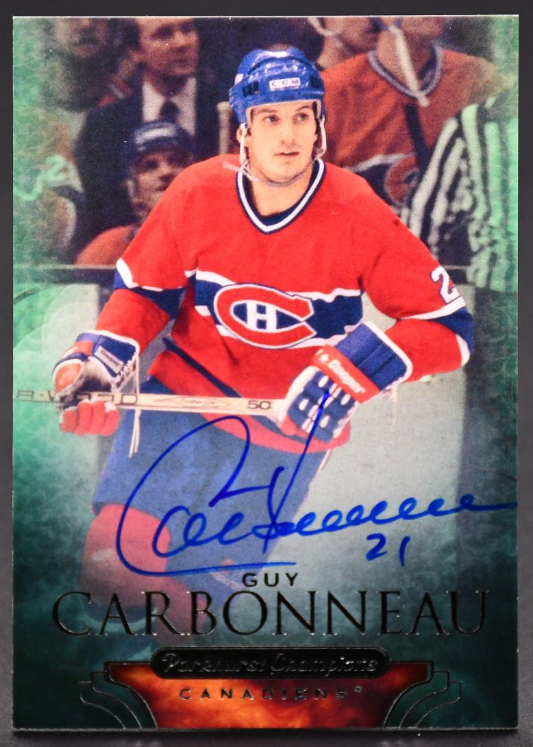 2011-12 Parkhurst Champions Guy Carbonneau 46 Auto