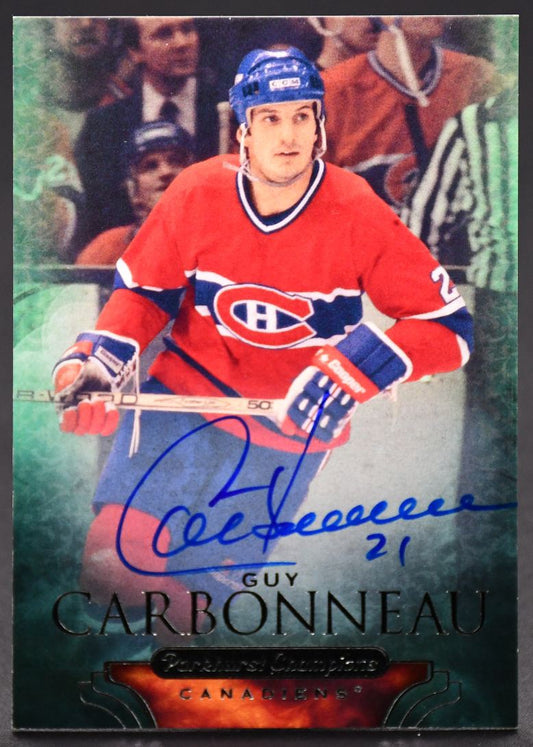2011-12 Parkhurst Champions Guy Carbonneau 46 Auto