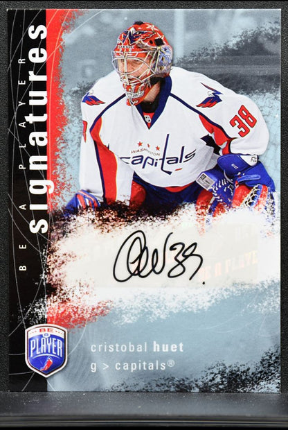 2007-08 UD Be a Player Signatures Cristobal Huet S-HU Auto 4986