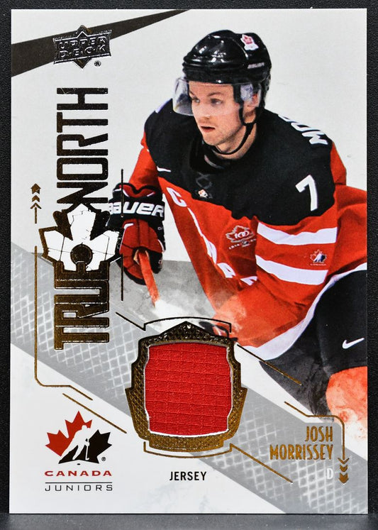 2015-16 UD Team Canada Juniors True North Josh Morrissey Canada Jersey 1106