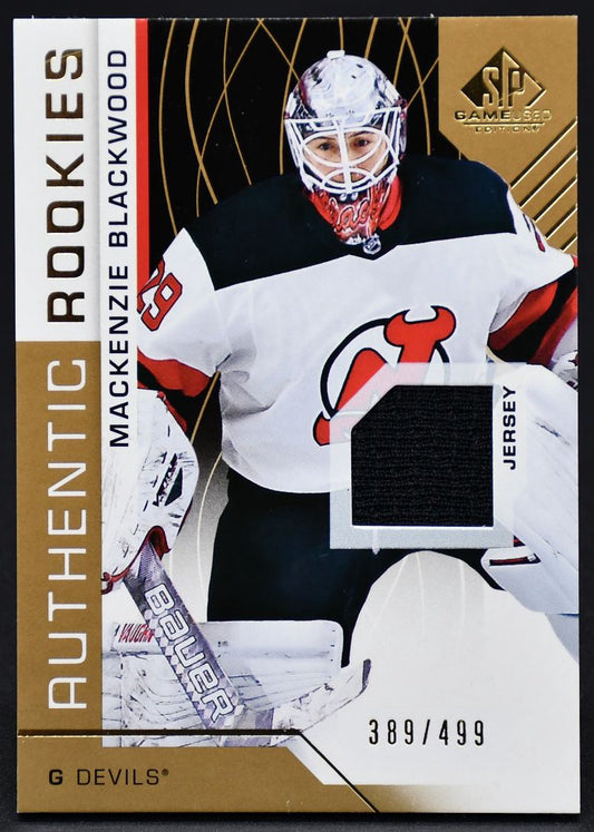 2018-19 SP Game Used Authentic Rookies Jersey Blackwood 193 389/499 Jersey