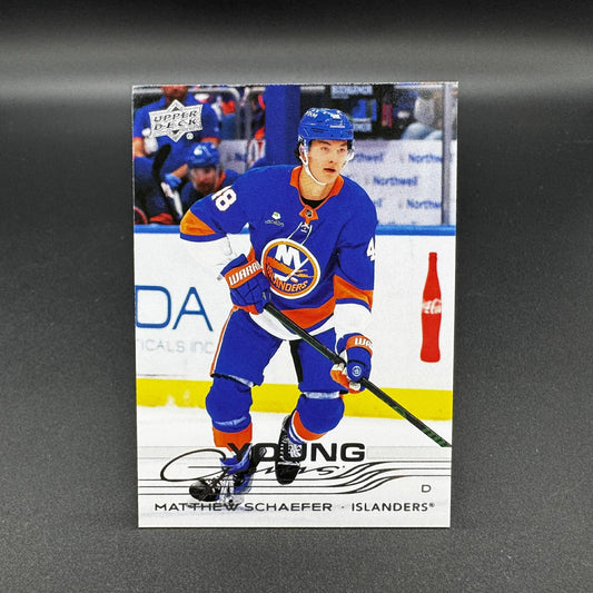 2025-26 UD Series 2 Young Guns 451 Matthew Schaefer NY Islanders #1 RC