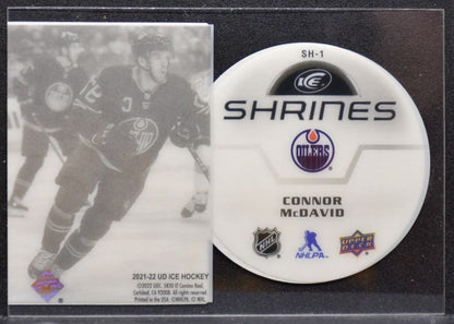 2021-22 Upper Deck Ice Shrines Connor McDavid SH-1 Edmonton Oilers 6525