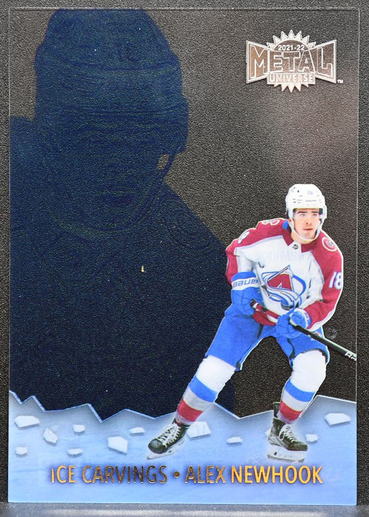 2021-22 Skybox Metal Universe Ice Cravings Alex Newhook IC-28 Avalanche RC 8419