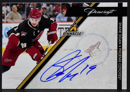 2011-12 Pinnacle Pencraft Shane Doan 16 Auto