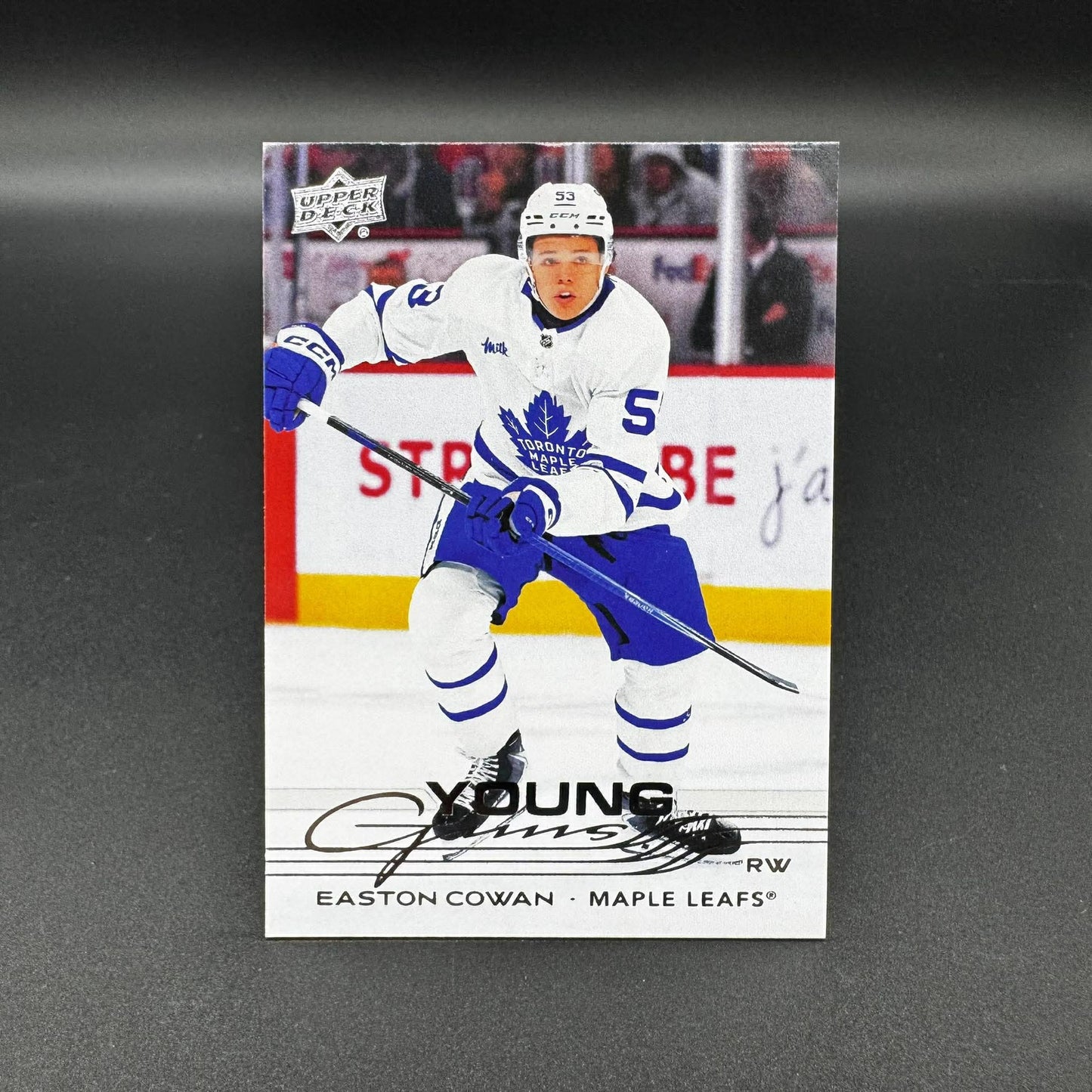 2025-26 UD Series 2 Young Guns Easton Cowan Toronto Maple Leafs 462 RC