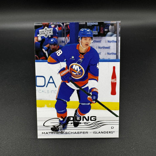 2025-26 UD Series 2 Young Guns Matthew Schaefer #2 NY Islanders 451 RC
