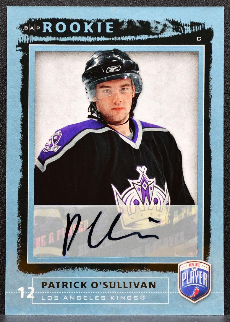 2006-07 Upper Deck Be A Player Rookie Auto Patrick O'Sullivan Kings RC Auto 1803