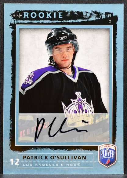 2006-07 Upper Deck Be A Player Rookie Auto Patrick O'Sullivan Kings RC Auto 1803