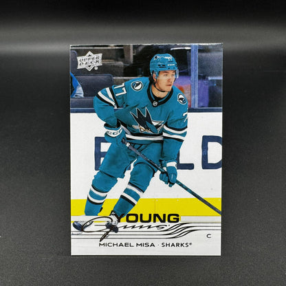 2025-26 UD Series 2 Young Guns Michael Misa - Sharks San Jose RC