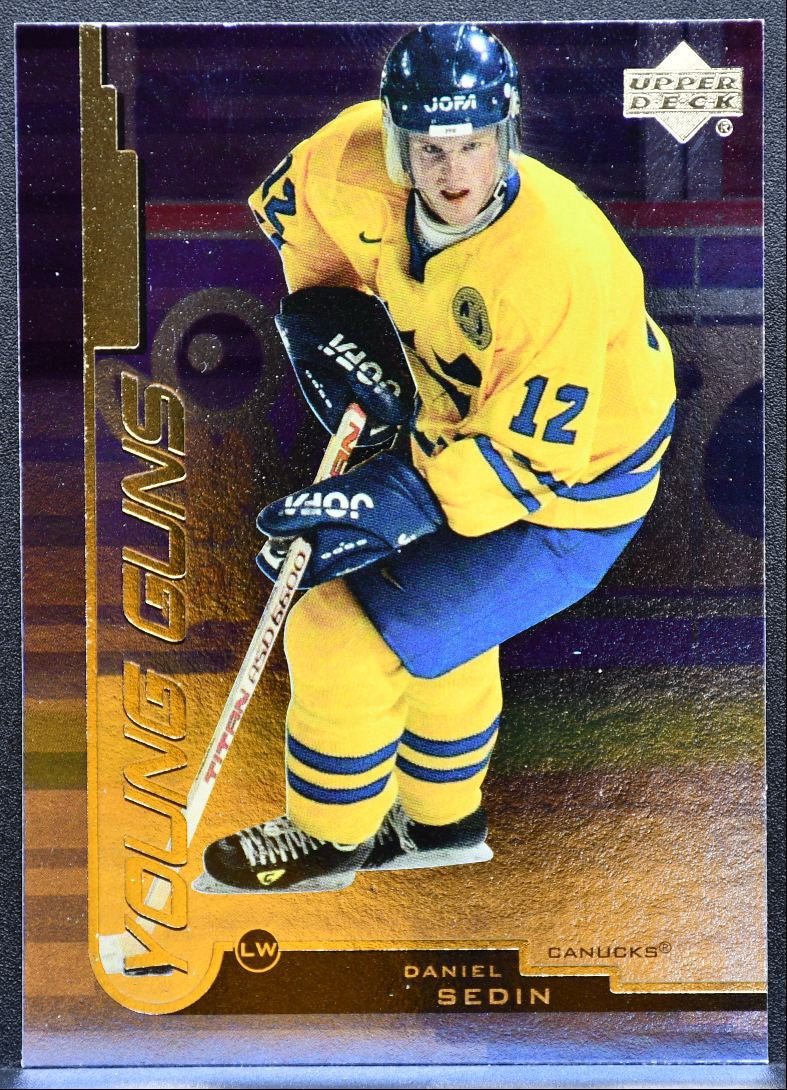 1999-100 Upper Deck Young Guns Daniel Sedin 165 Sweden RC 7351
