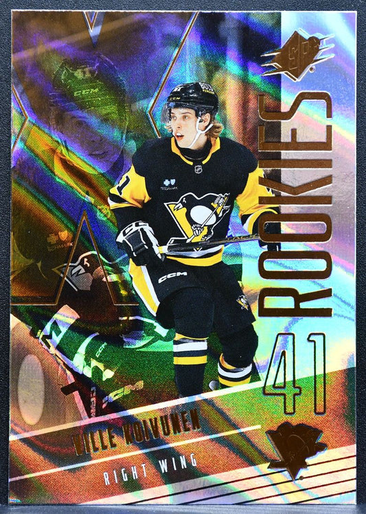 2025-26 SPx Rookies Ville Koivunen 126 Pittsburgh Penguins RC 0047