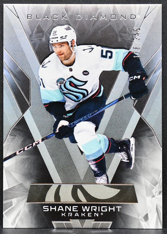 2025-26 Upper Deck Black Diamond Base Shane Wright BDB-SW Seattle Kraken 178/349 8854