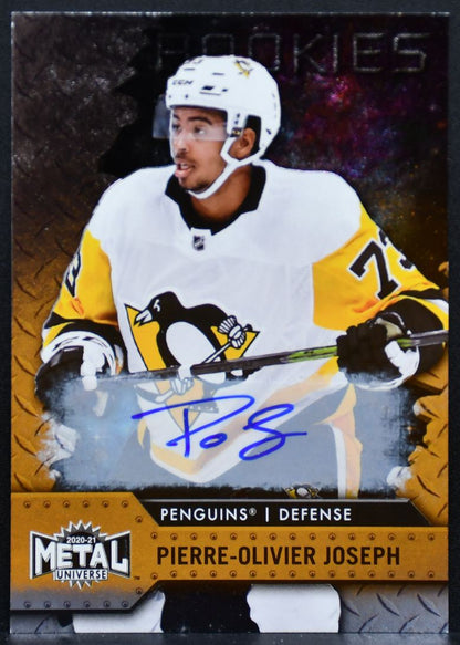 2020-21 Skybox Metal Universe Base Joseph 118 Penguins RC Auto 178/399 7914