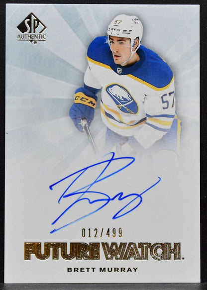 2021-22 SP Authentic Retro Future Watch Auto Brett Murray RC Auto 012/499 0208