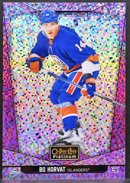 2024-25 O-Pee-Chee Platinum Violet Pixels Bo Horvat 198 Islanders 252/299 1549
