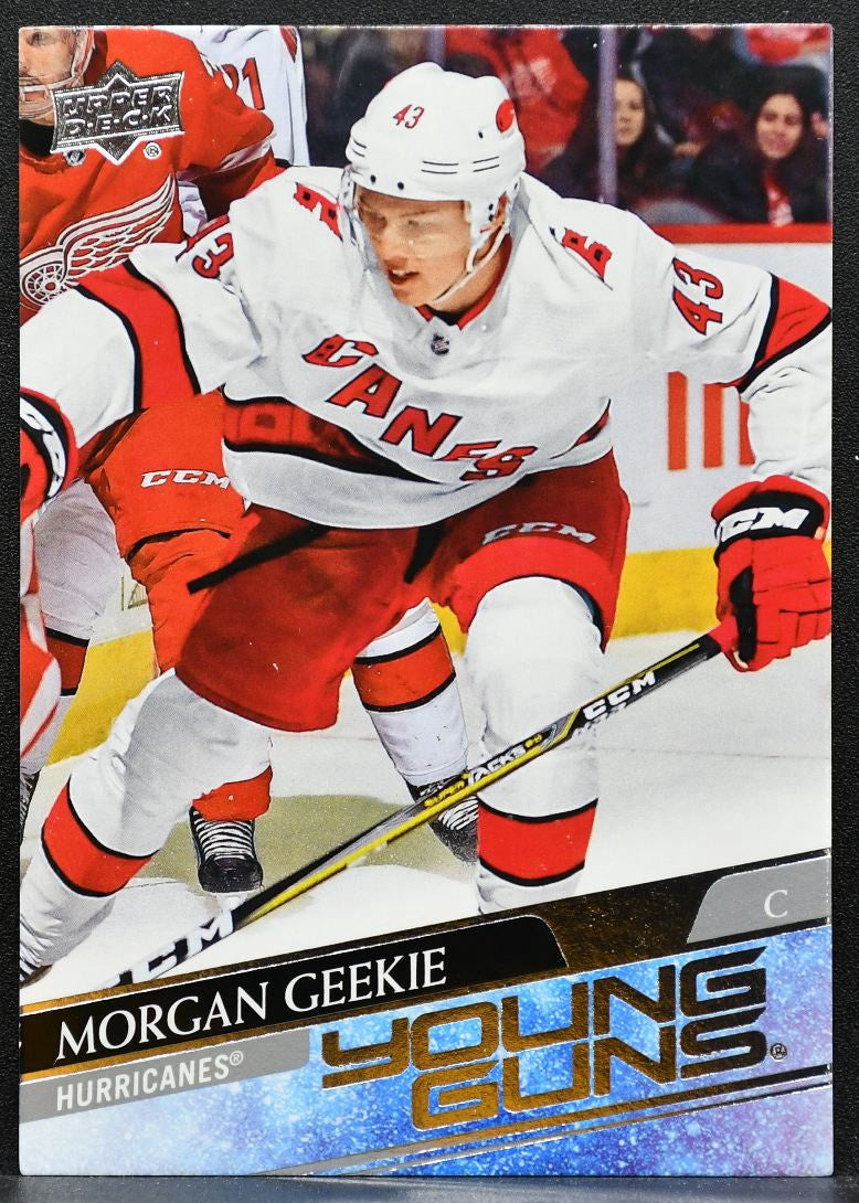 2020-21 Upper Deck Series 1 Young Guns Morgan Geekie 210 Hurricanes RC 5388