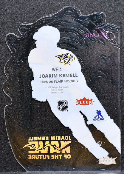 2025-26 Flair Wave of the Future Joakim Kemell WF-4 Nashville Predators 0337