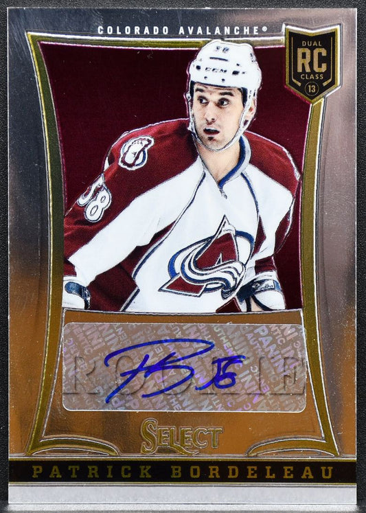 2013-14 Panini Select Rookie Auto Patrick Bordeleau 216 RC Auto 306/399 4747