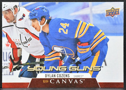 2020-21 Upper Deck Series 2 UD Canvas Young Guns Dylan Cozens C233 RC 7305