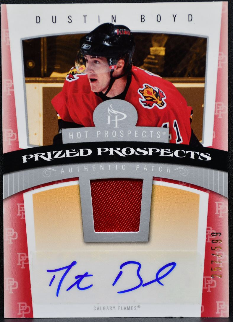 2006-07 Fleer Hot Prospects Prized Jersey Auto Boyd RC Auto /599 Jersey 0605