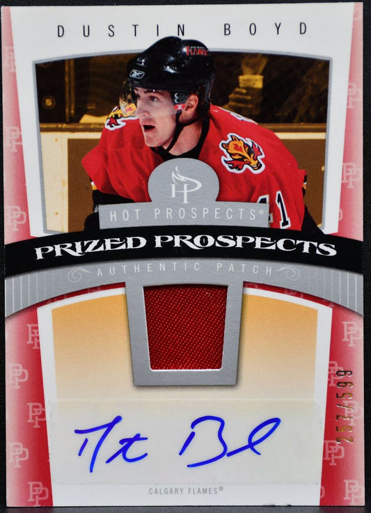 2006-07 Fleer Hot Prospects Prized Jersey Auto Boyd RC Auto /599 Jersey 0605