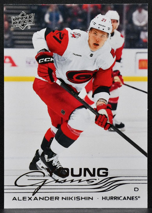 2025-26 UD Series 2 Young Guns Alexander Nikishin 461 Carolina Hurricanes RC 9317