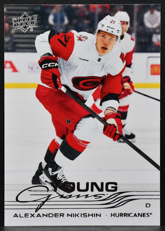 2025-26 UD Series 2 Young Guns Alexander Nikishin 461 Carolina Hurricanes RC 9317