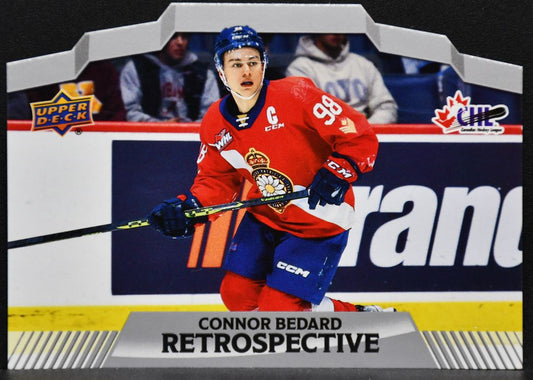 2022-23 Upper Deck CHL Retrospective Connor Bedard CB5 Regina Pats 3780