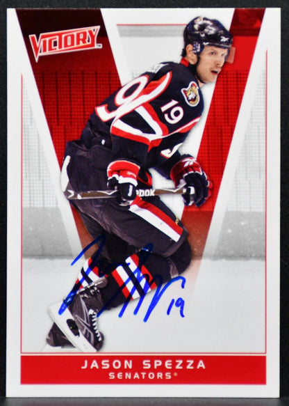 2010-11 Upper Deck Victory Red Auto Jason Spezza 138 Ottawa Senators Auto 3067