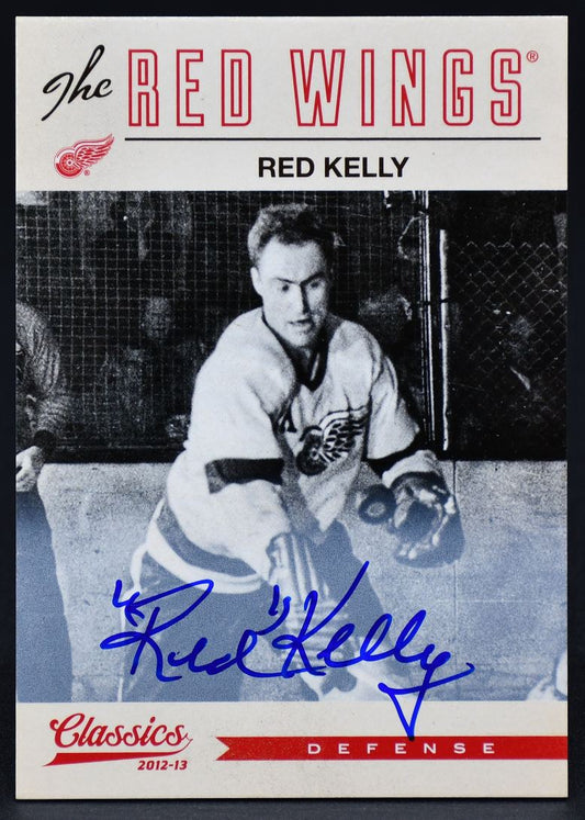 2012-13 Panini Classics Signatures Red Kelly 171 Auto