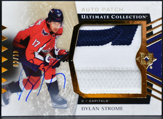 2025-26 UD Ultimate Collection Auto Patch Strome Capitals Auto 46297 Patch 3918